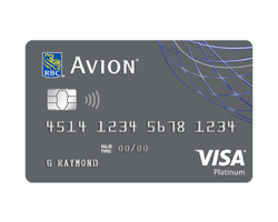 RBC Avion Visa Platinum credit card